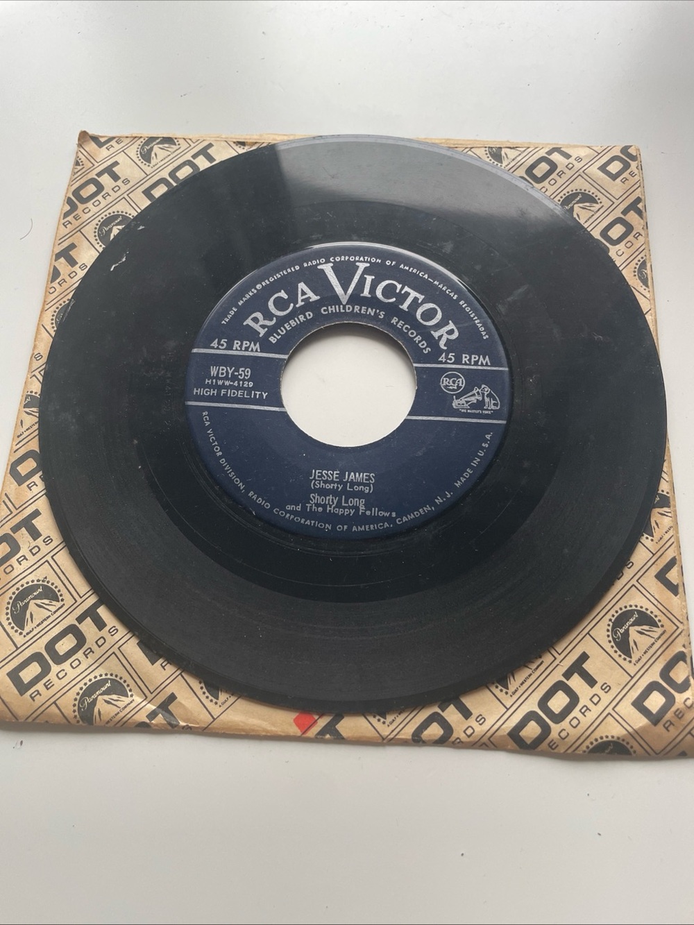 Shorty Long and The Happy Fellows - The Legend of Wyatt Earp; Jesse James - 45
